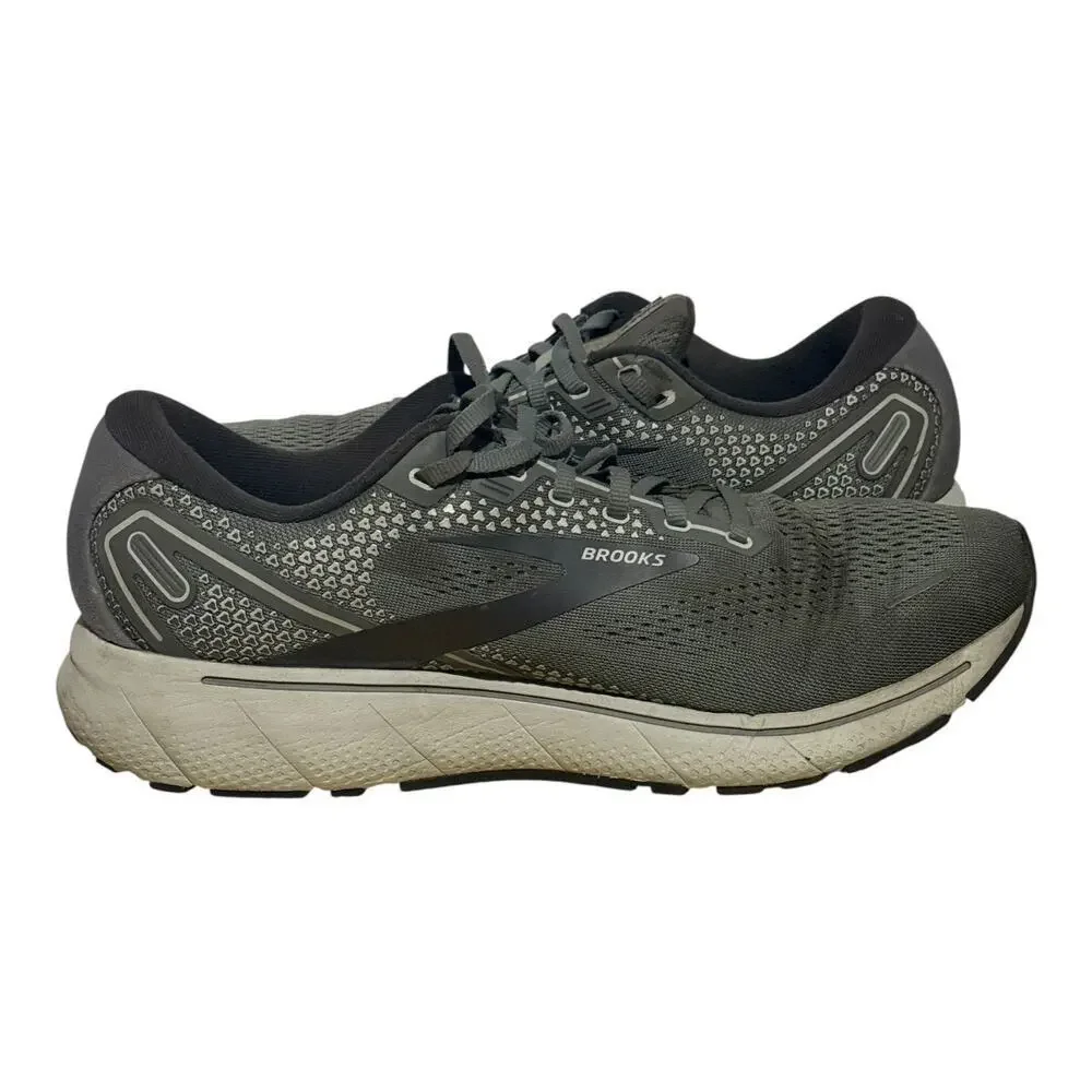 Brooks Ghost 14 Gray Running Shoes Men’s Size 13 Neutral Cushion Sneakers - Picture 7 of 8
